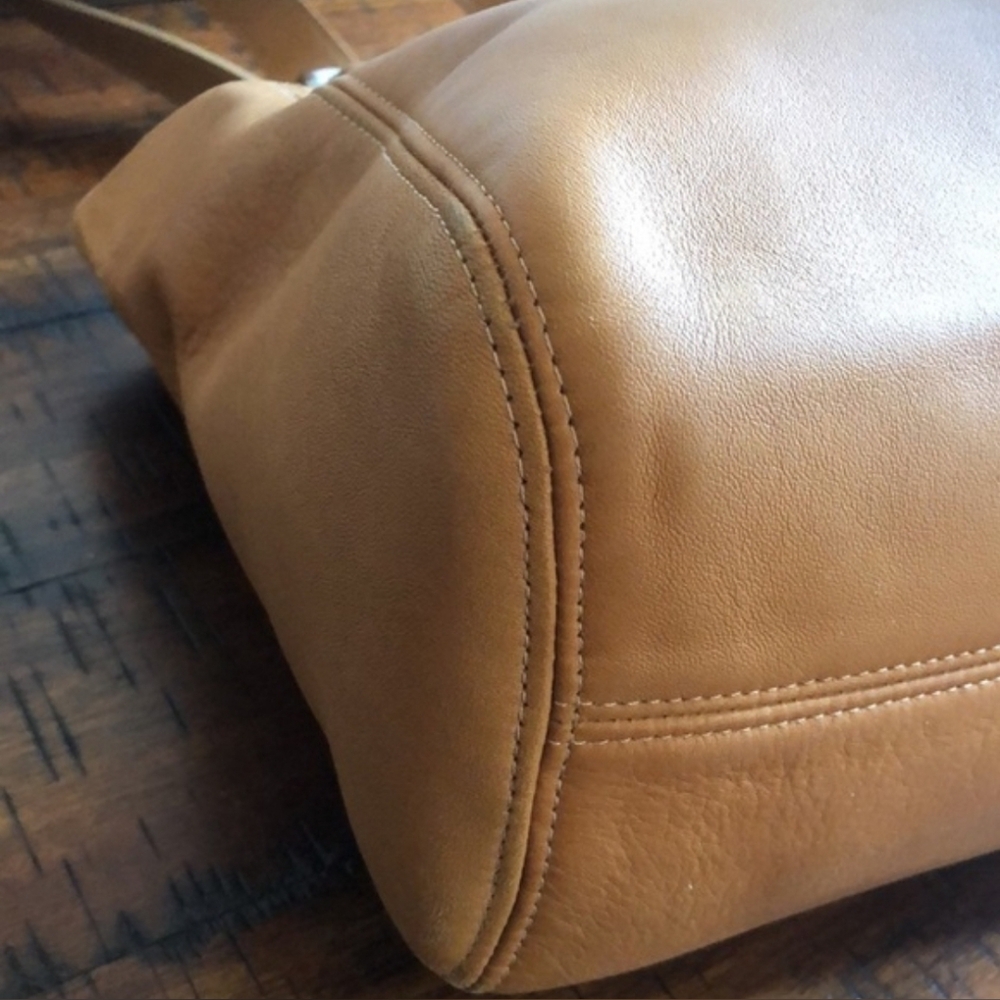 Coach Legacy Glove-Tanned Leather Buckled Tote Bag 1997 Style 4157 Vintage - Picture 8 of 11